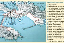 Plan du lazaret des îles © Ville de Marseille