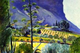 Le terroir de Cassis en 1912 par le peintre Henri Manguin
