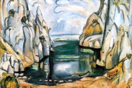 En-Vau calanque by painter Othon Friesz at the beginning of the 20th century