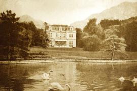 Le château Estrangin au début du XXe siècle - collection C. Thomas
