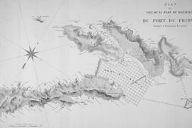 Plan des îles du Frioul datant de 1861 © Archives du département 13 (1Fi2928)