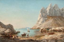 L’anse des Croisettes, 1874, par Raphaël Ponson © Leclere