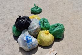 36 kilos de déchets récoltés ! © A. Zec - Parc national des Calanques