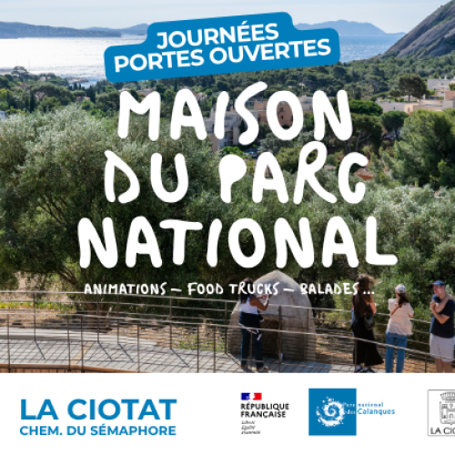 Visuel Journées portes ouvertes du Parc national des Calanques