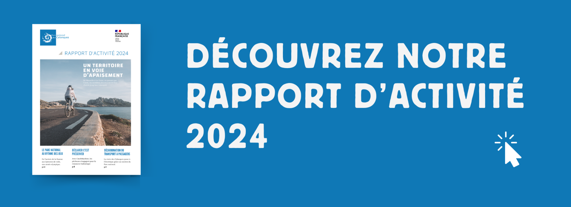 Bannière rapport d'activité 2024