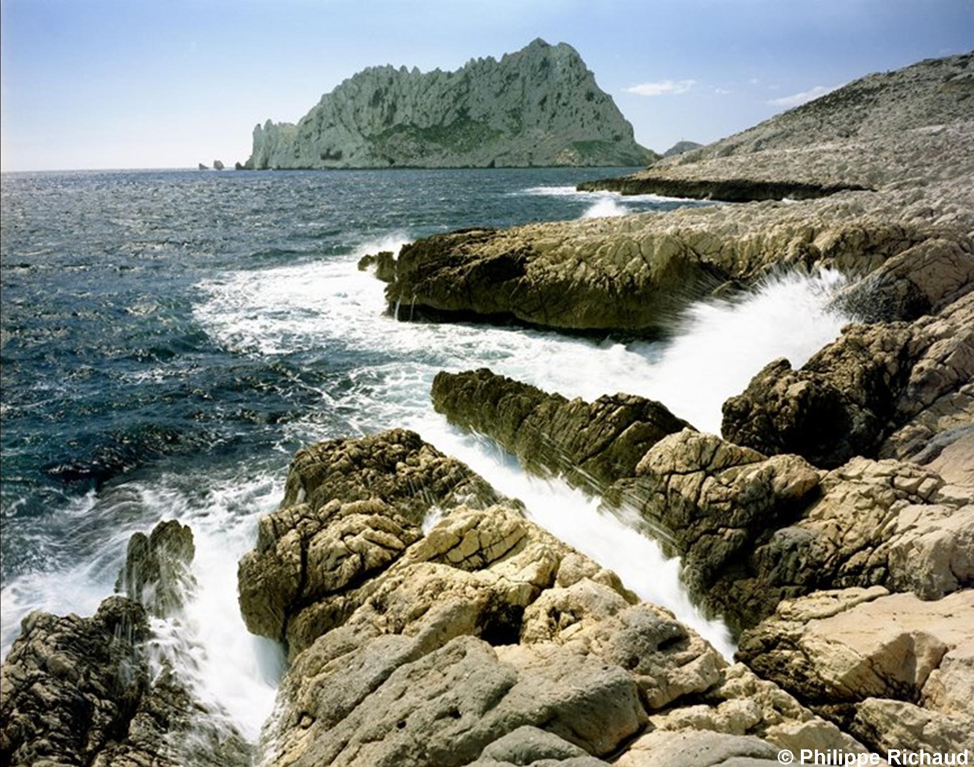 L'île Maïre vue de Callelongue