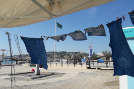 Séchage des tissus teints