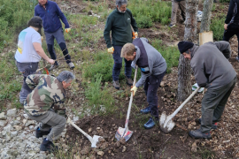 Étapes de construction de l'abreuvoir