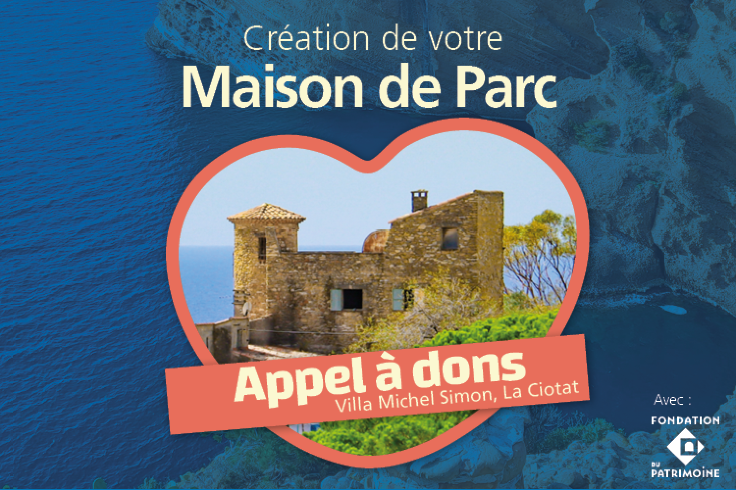 Participez à l'aménagement de la Villa Michel Simon en Maison du Parc national des Calanques
