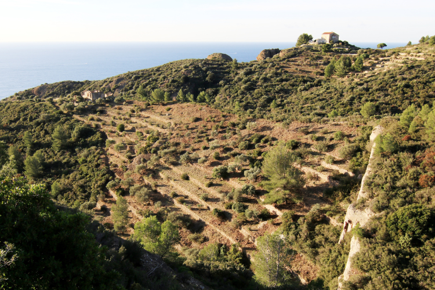 Vue panoramique sur le site de Sainte-Frétouse